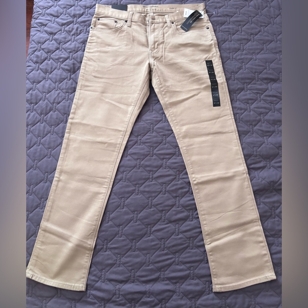 Banana Republic Beige Travel Jeans Slim fit